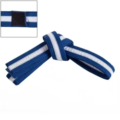 Century US Retail Adjustable White Striped Belt