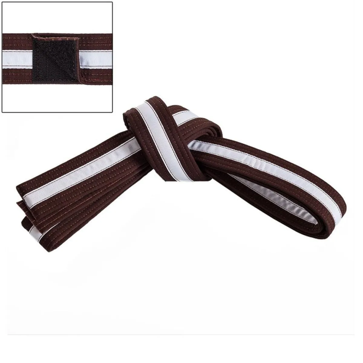 Century US Retail Adjustable White Striped Belt