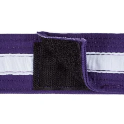 Century US Retail Adjustable White Striped Belt