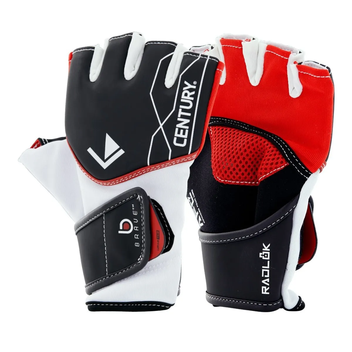 Best Century US Retail Brave Padded Glove BLK/WHT/RED