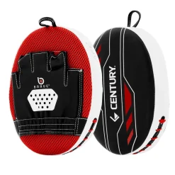 New Century US Retail Brave Punch Mitt Pair Black/White/Red