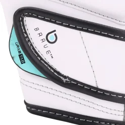 Hot Century US Retail Brave Women's Grip Bar Bag Gloves - White/Teal
