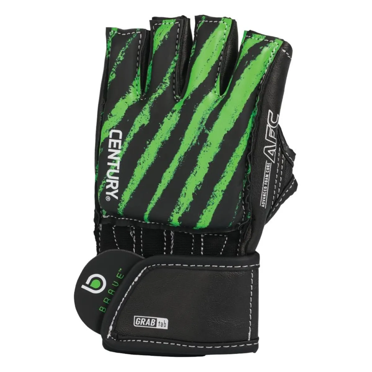 Discount Century US Retail Brave Youth Open Palm Glove - Black/Green