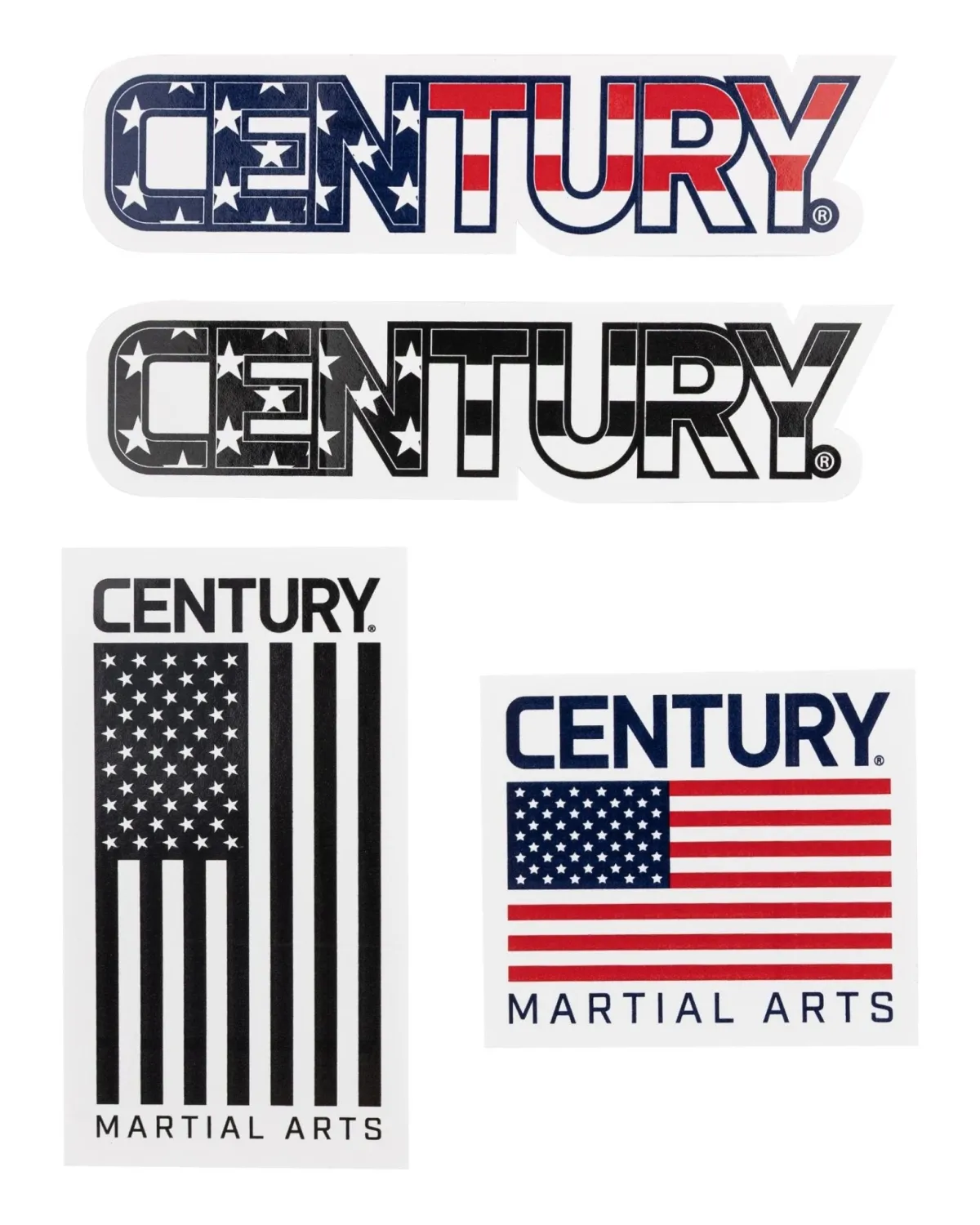 Century Martial Arts Century Americana Sticker Pack – 4 Piece