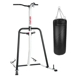 Clearance Century US Retail Century Oversized 100 Pound Heavy Bag with Fitness Training White/Black