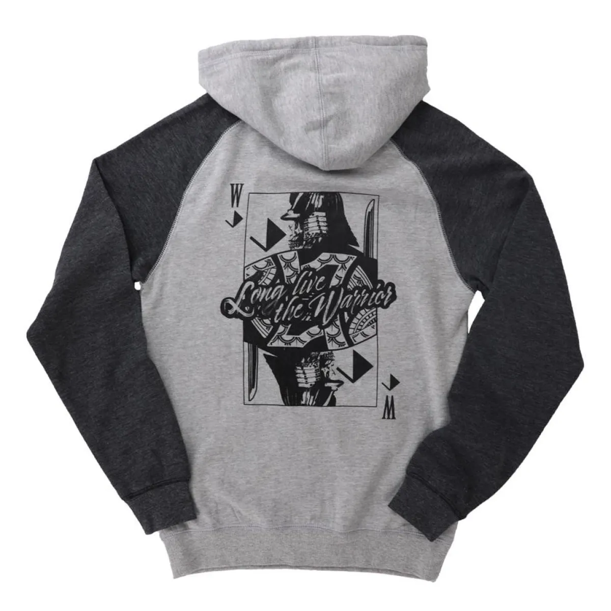 Clearance Century US Retail Century Warrior Card Hoodie Hea Grey