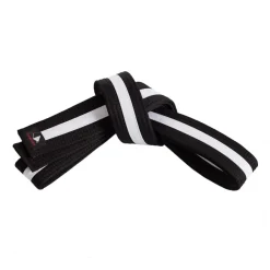 Century US Retail Double Wrap Deluxe Striped Black Belt