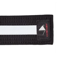 Century US Retail Double Wrap Deluxe Striped Black Belt