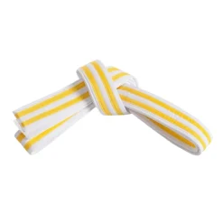 Outlet Century US Retail Double Wrap Double Striped White Belt