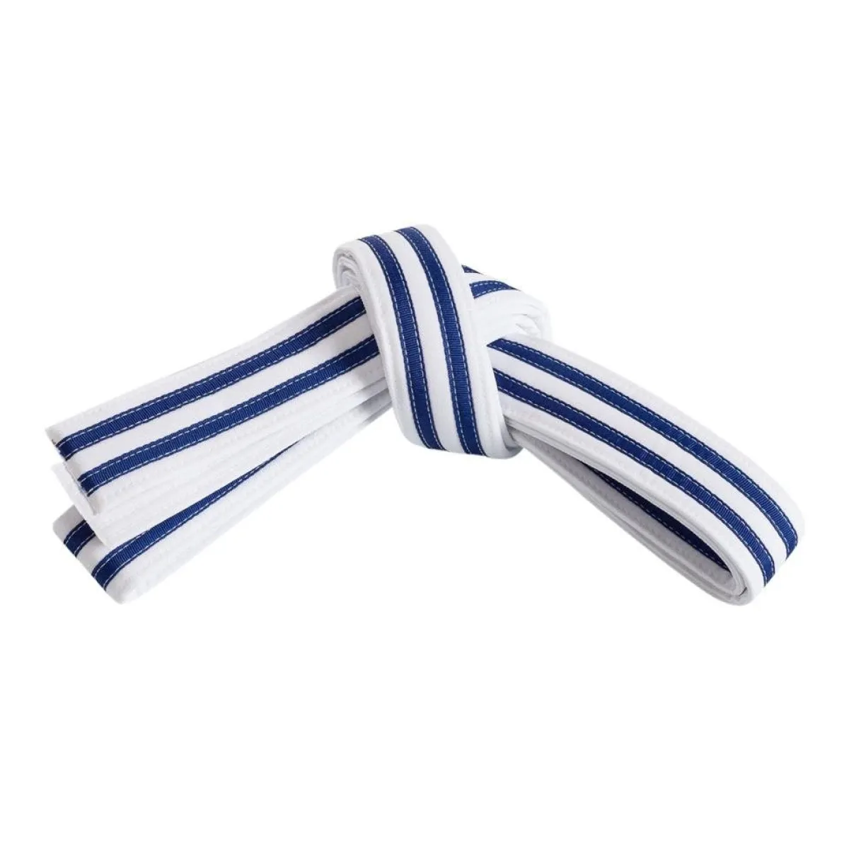 Outlet Century US Retail Double Wrap Double Striped White Belt