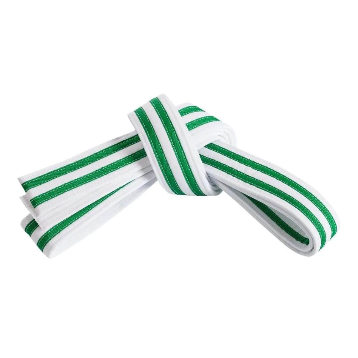 Outlet Century US Retail Double Wrap Double Striped White Belt