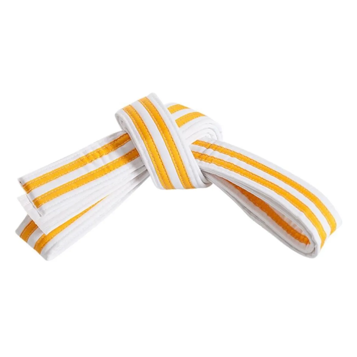 Outlet Century US Retail Double Wrap Double Striped White Belt