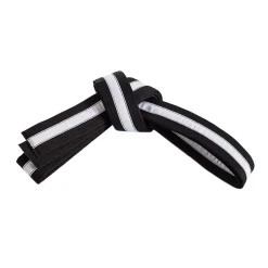 Clearance Century US Retail Double Wrap Striped Black Belt