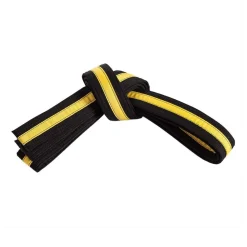 Clearance Century US Retail Double Wrap Striped Black Belt