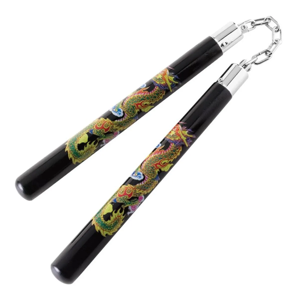 Clearance Century Martial Arts Dragon Nunchaku Black