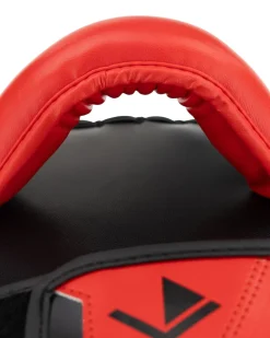 Hot Century Martial Arts Drive Curved Muay Thai Pad Pair Red