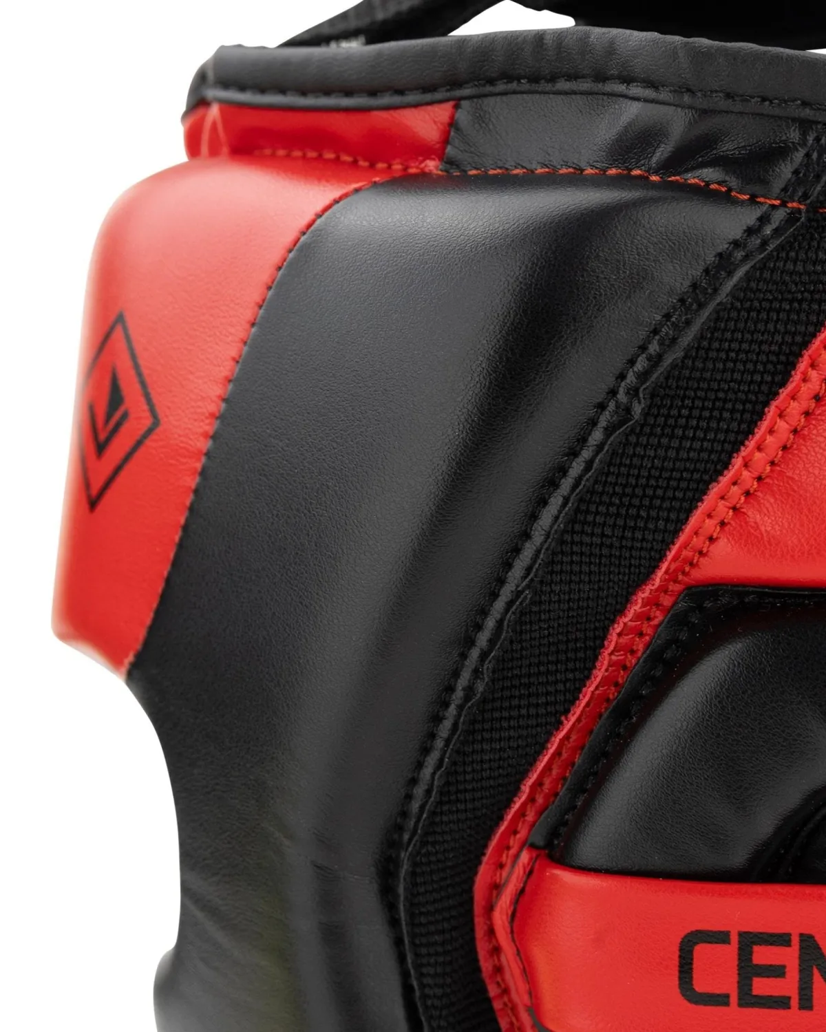 New Century Martial Arts Drive Open Faced Headgear Red