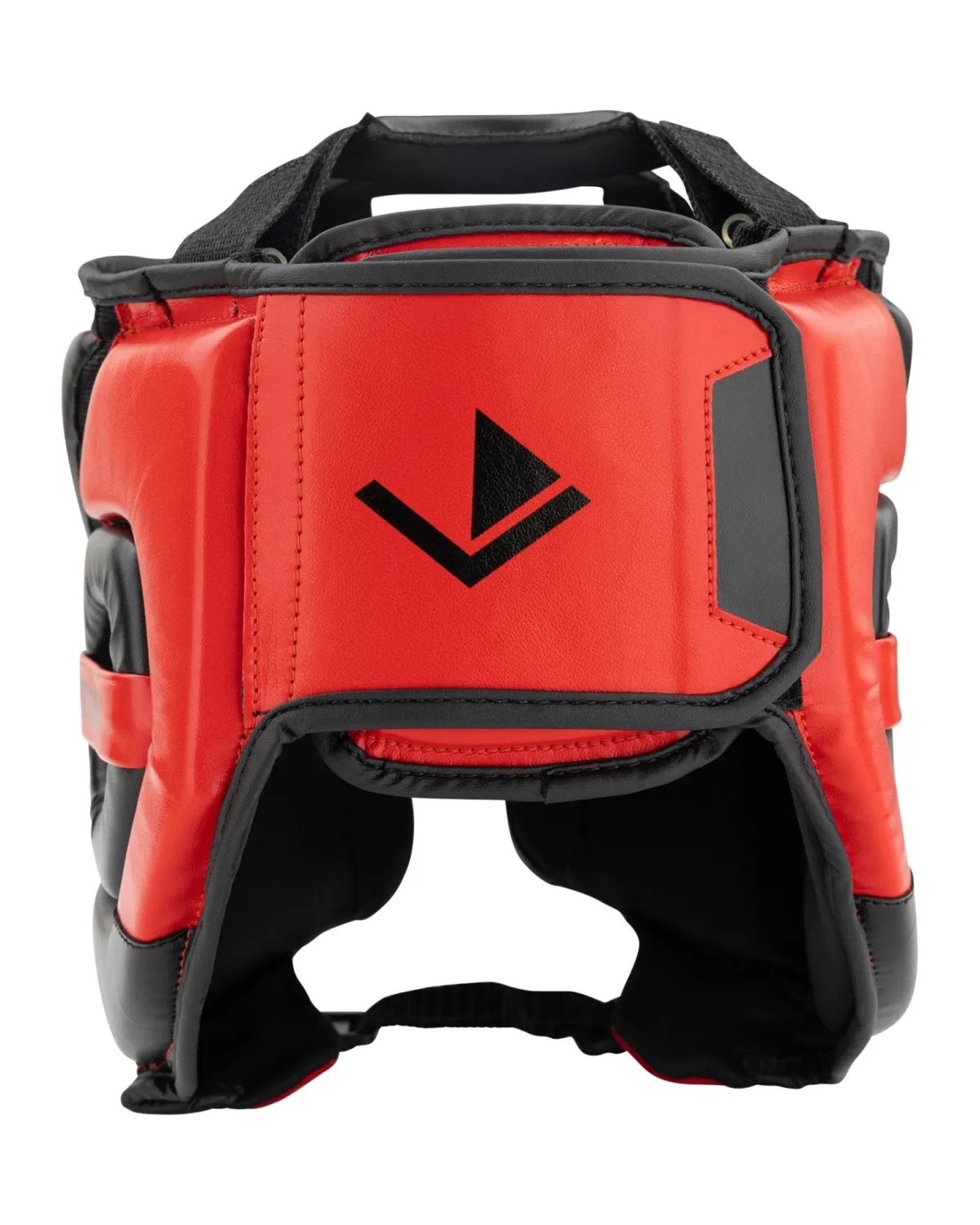 New Century Martial Arts Drive Open Faced Headgear Red