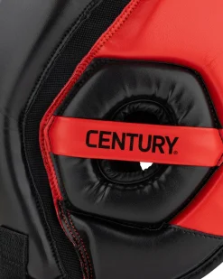New Century Martial Arts Drive Open Faced Headgear Red