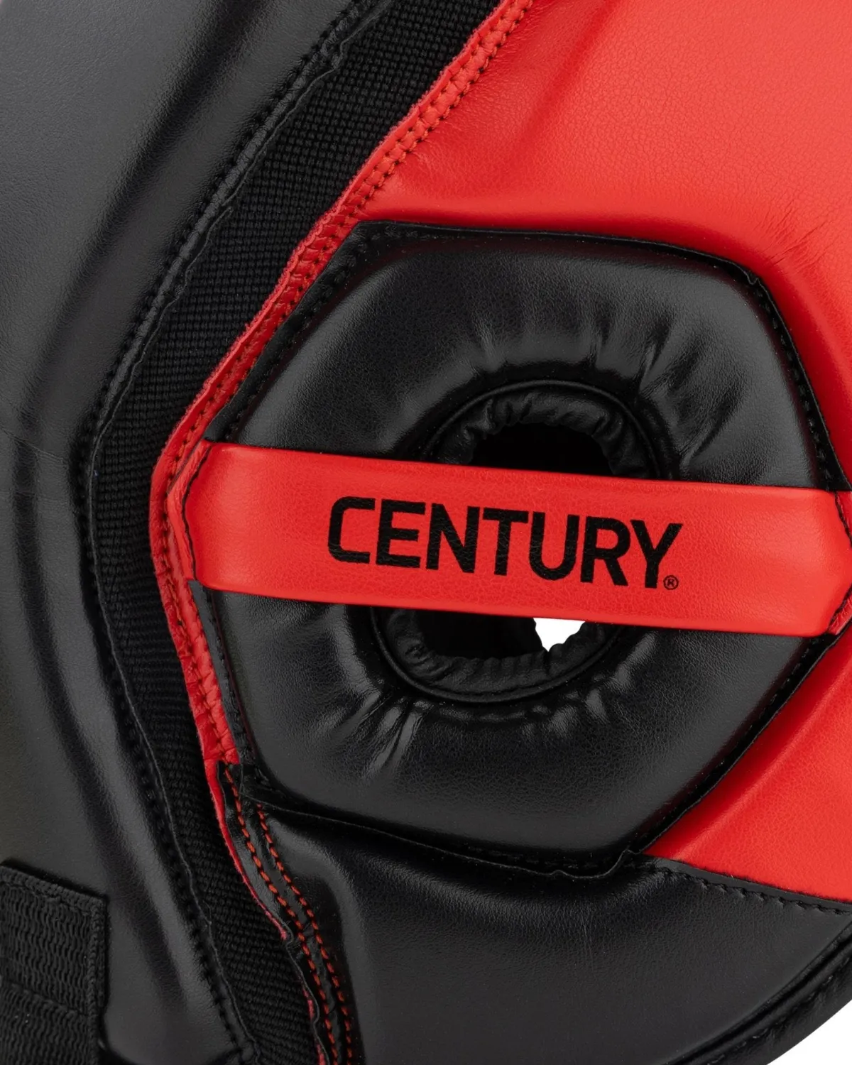 New Century Martial Arts Drive Open Faced Headgear Red