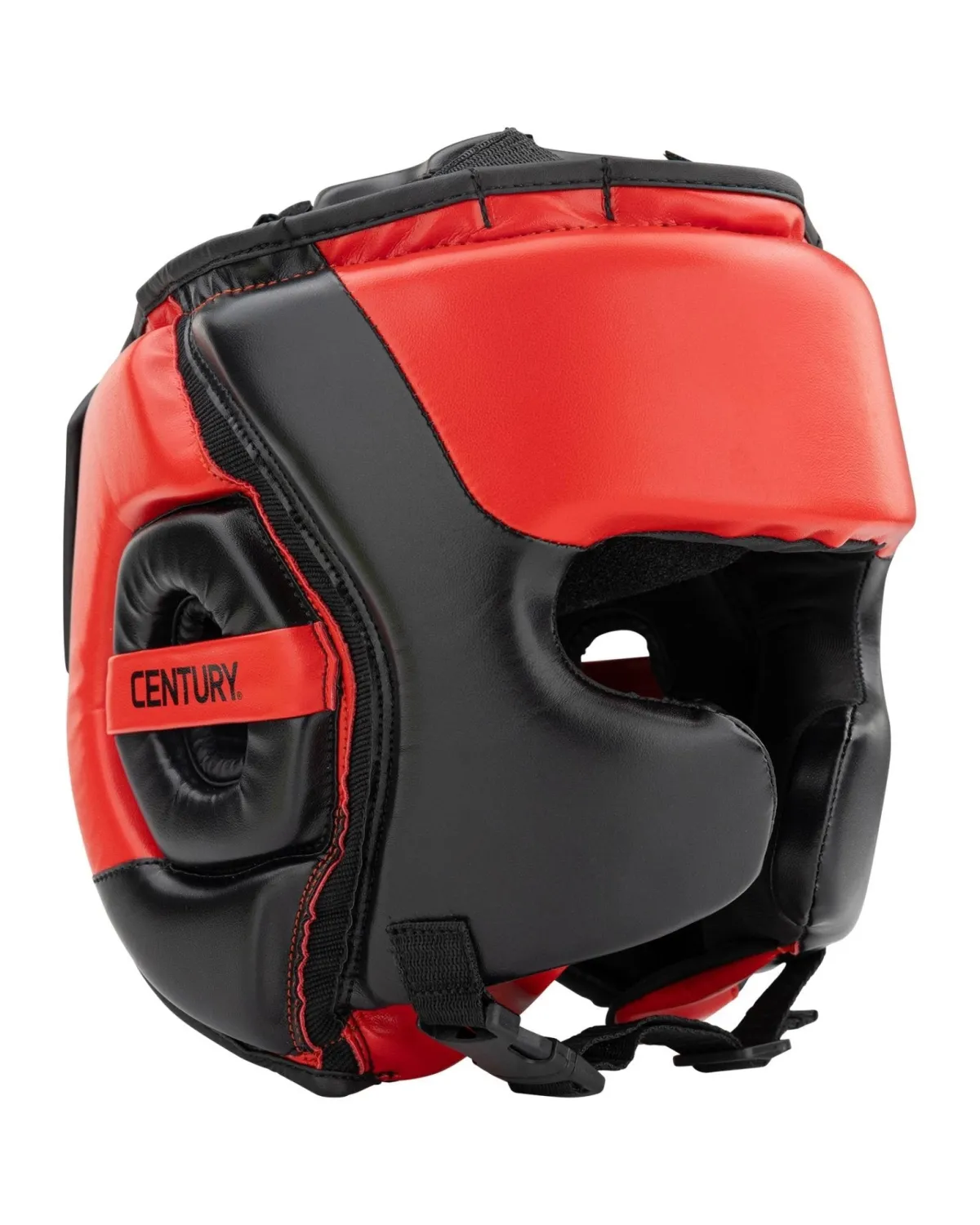 New Century Martial Arts Drive Open Faced Headgear Red
