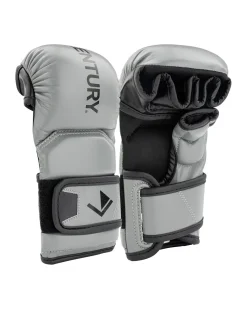 Discount Century Martial Arts Drive Youth Open Palm Training Gloves Grey/Black