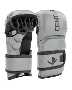 Discount Century Martial Arts Drive Youth Open Palm Training Gloves Grey/Black