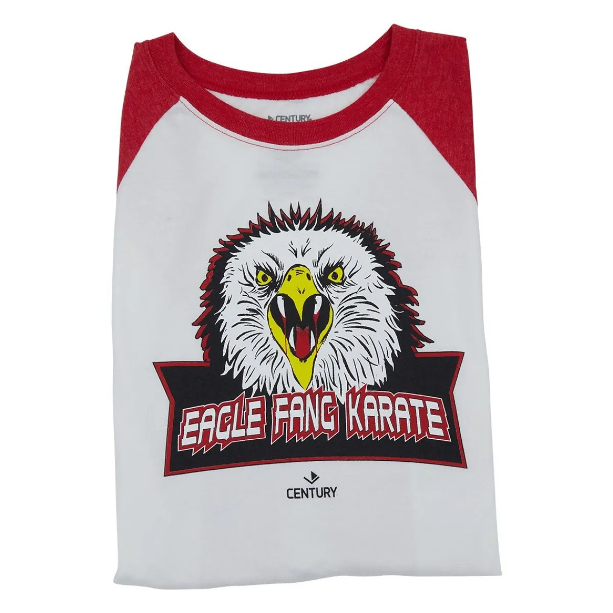 Clearance Century US Retail Eagle Fang Baseball Tee Red/White
