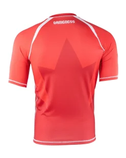 Hot Gameness Canada Short Sleeve Rash Guard Red
