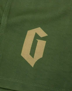 New Gameness Combate Youth Unlined Pro Grappling Shorts Olive