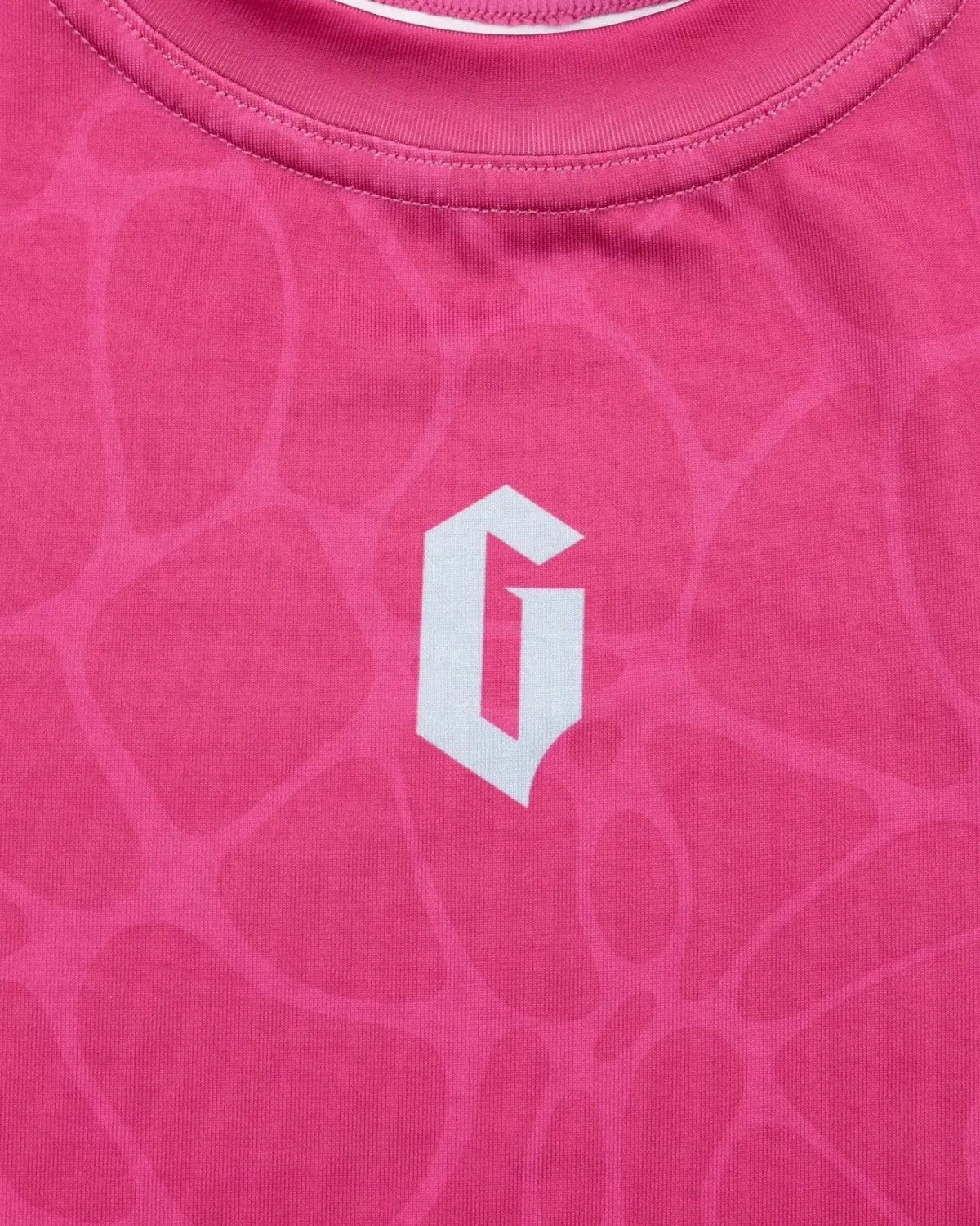 Outlet Gameness Girl's Tempest Short Sleeve Rash Guard Pink/Blue