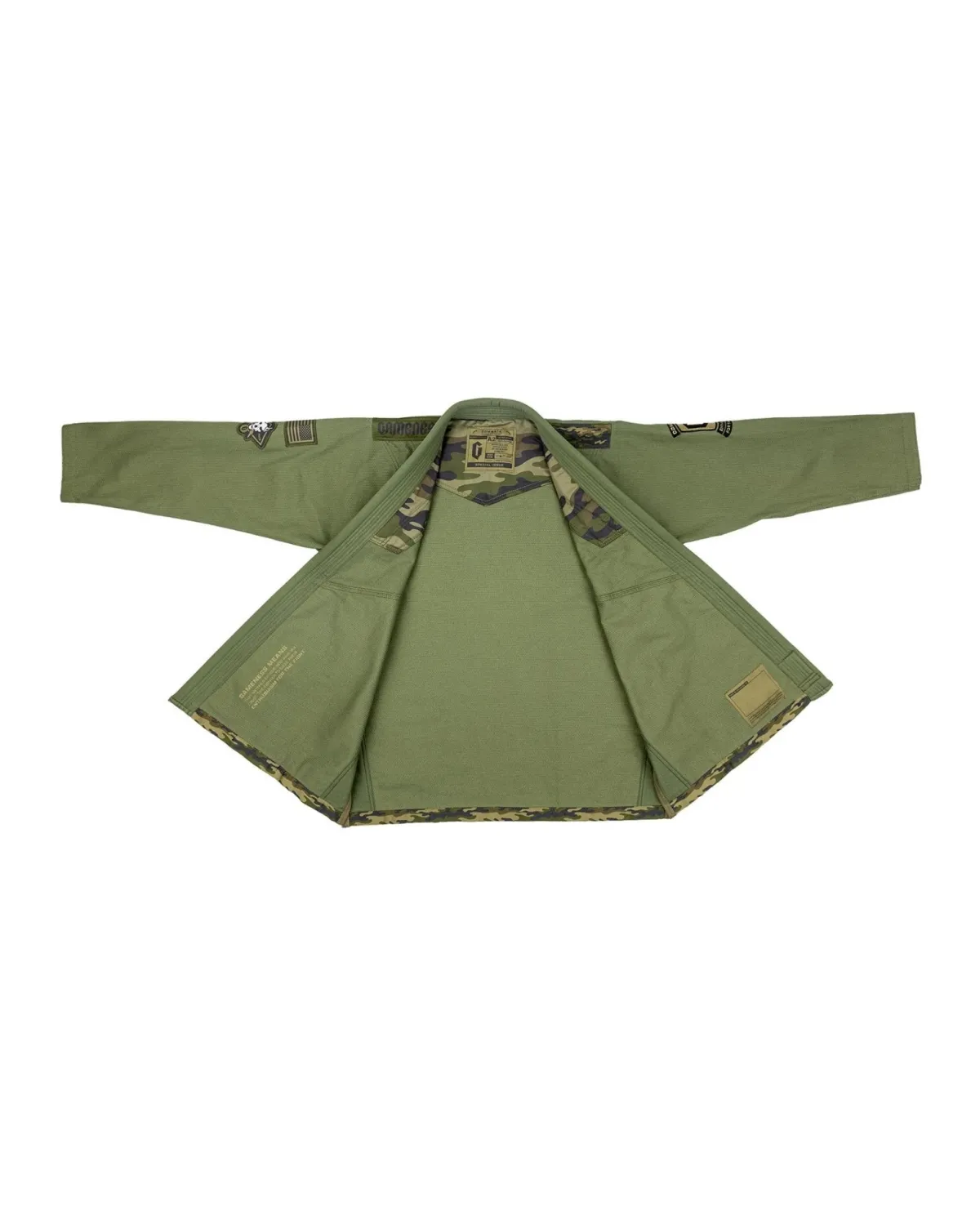 Century Martial Arts Gameness Men's Combate Gi Rifle Green