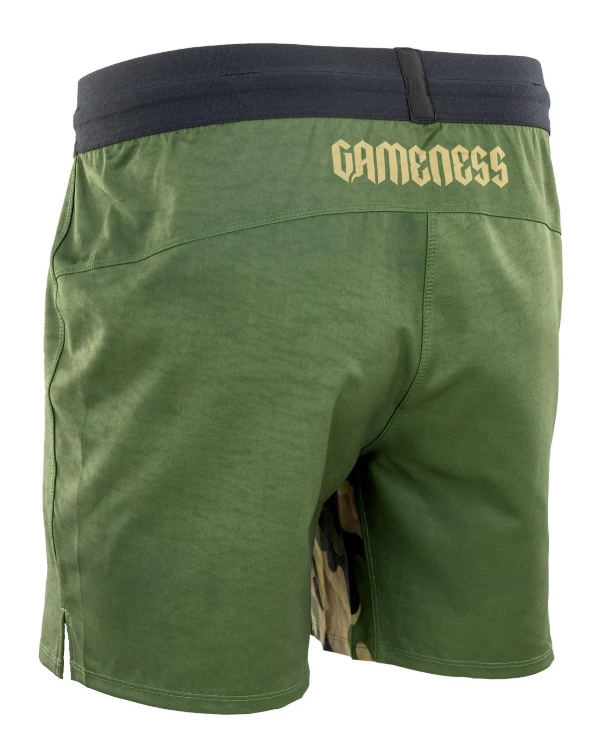 Discount Century Martial Arts Gameness Men's Combate Unlined Grappling Shorts Olive