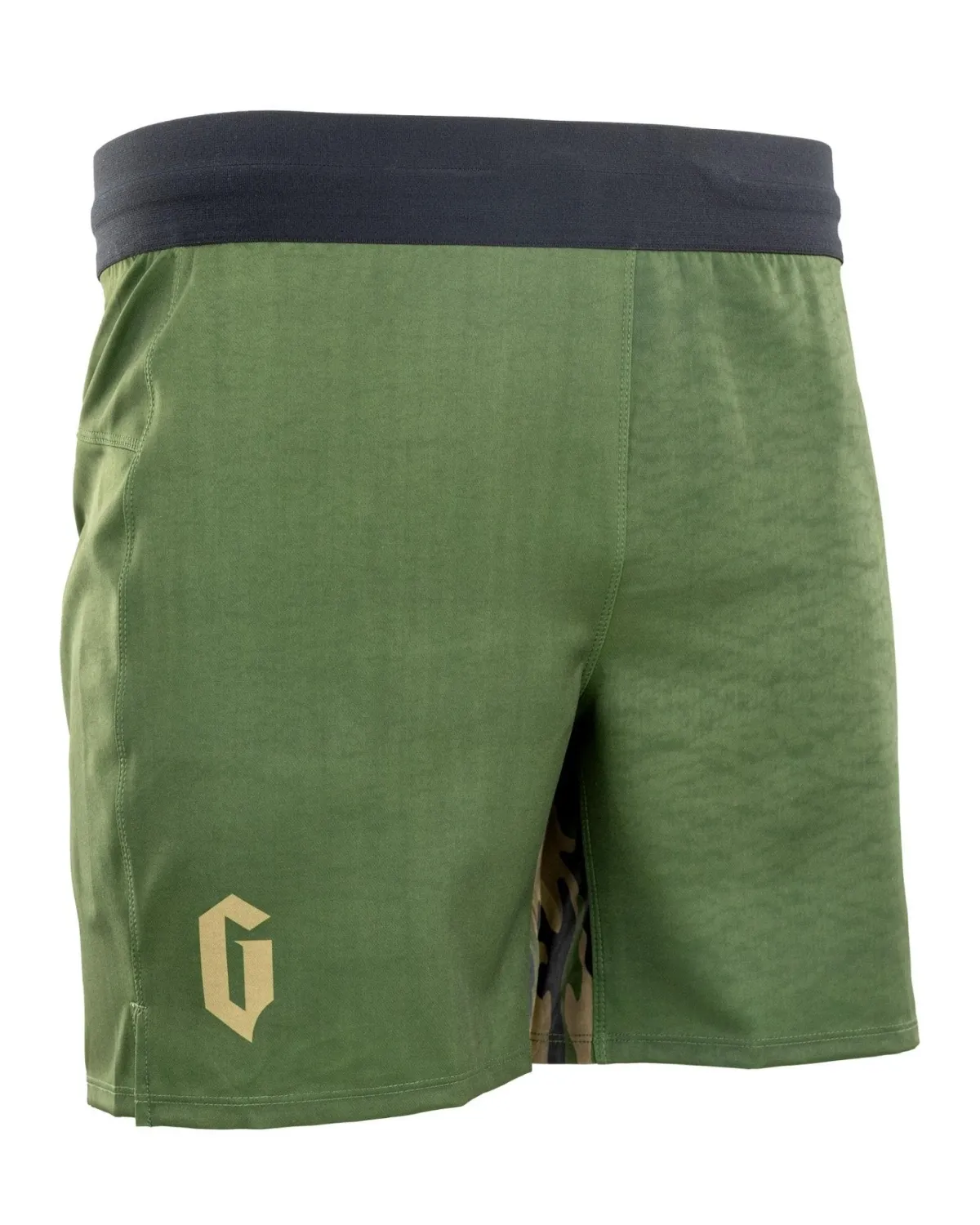 Discount Century Martial Arts Gameness Men's Combate Unlined Grappling Shorts Olive
