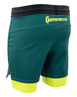 Sale Gameness Men's Eco Lined Grappling Short Dark Green