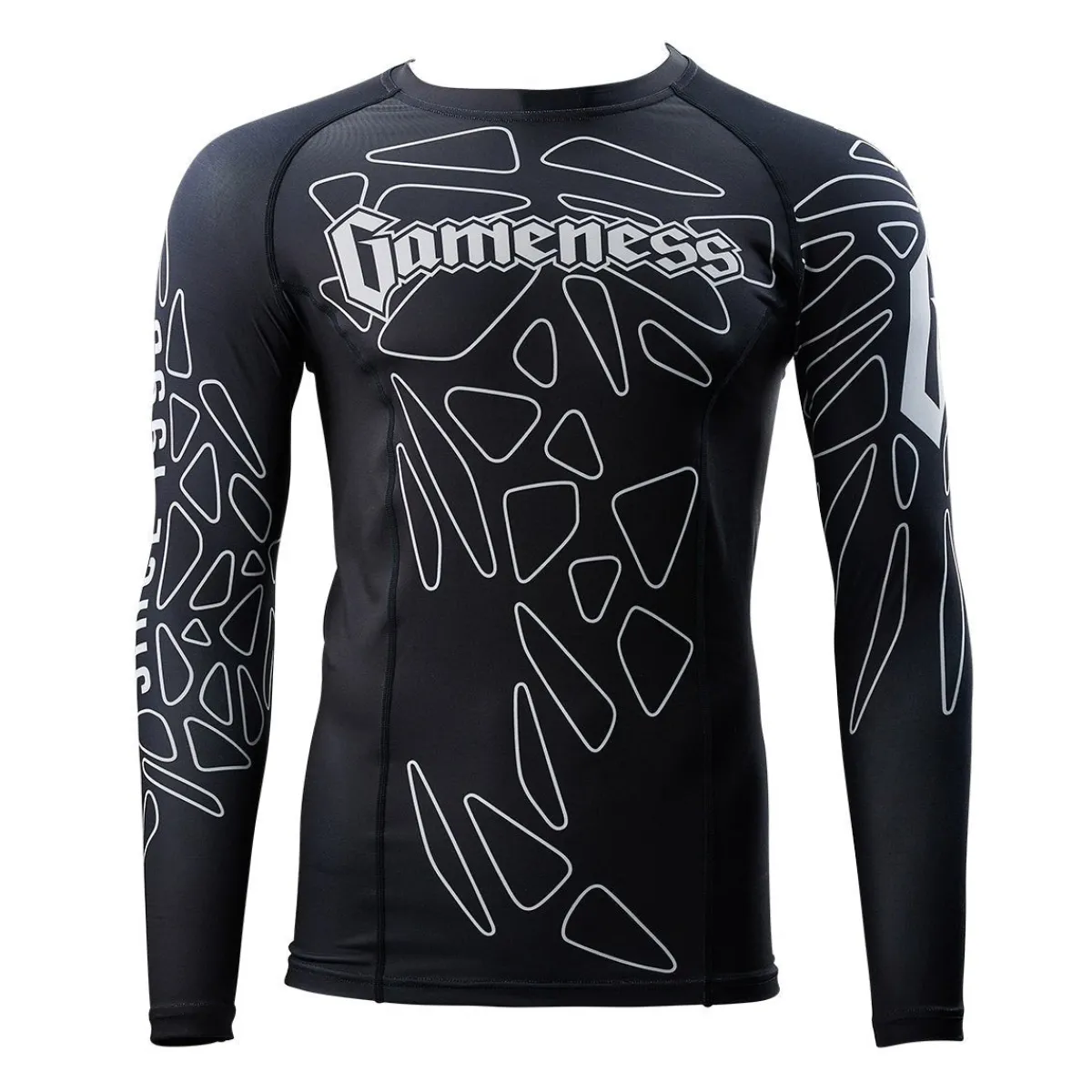 Discount Gameness Men's Long Sleeve Pro Ranked Rash Guard