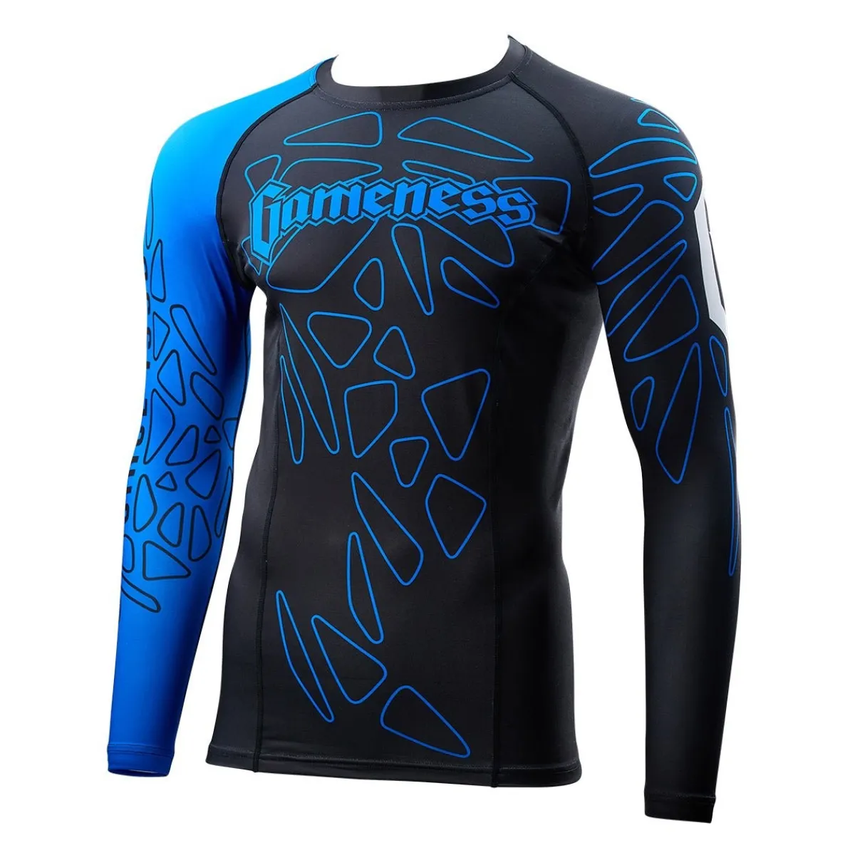 Discount Gameness Men's Long Sleeve Pro Ranked Rash Guard