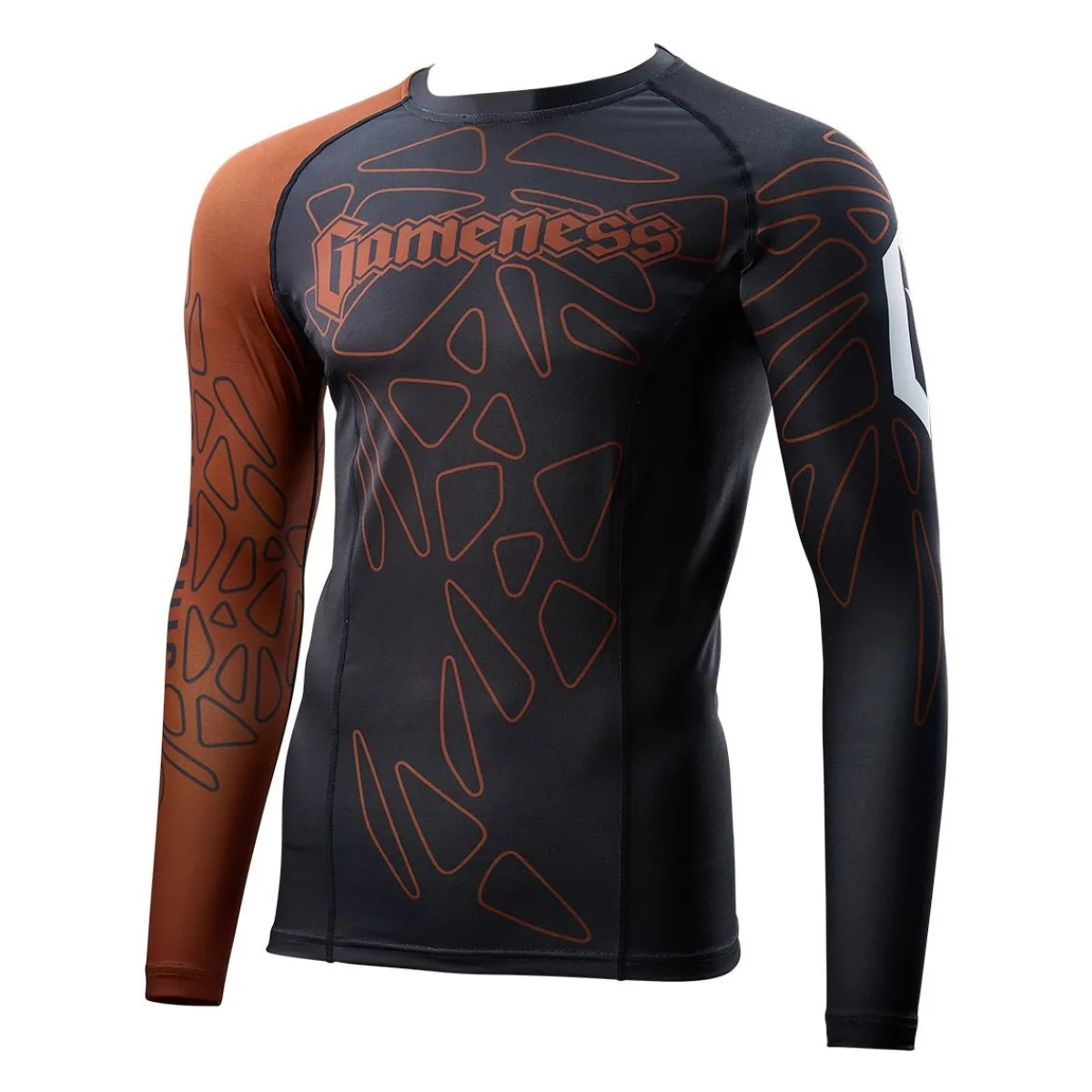 Discount Gameness Men's Long Sleeve Pro Ranked Rash Guard