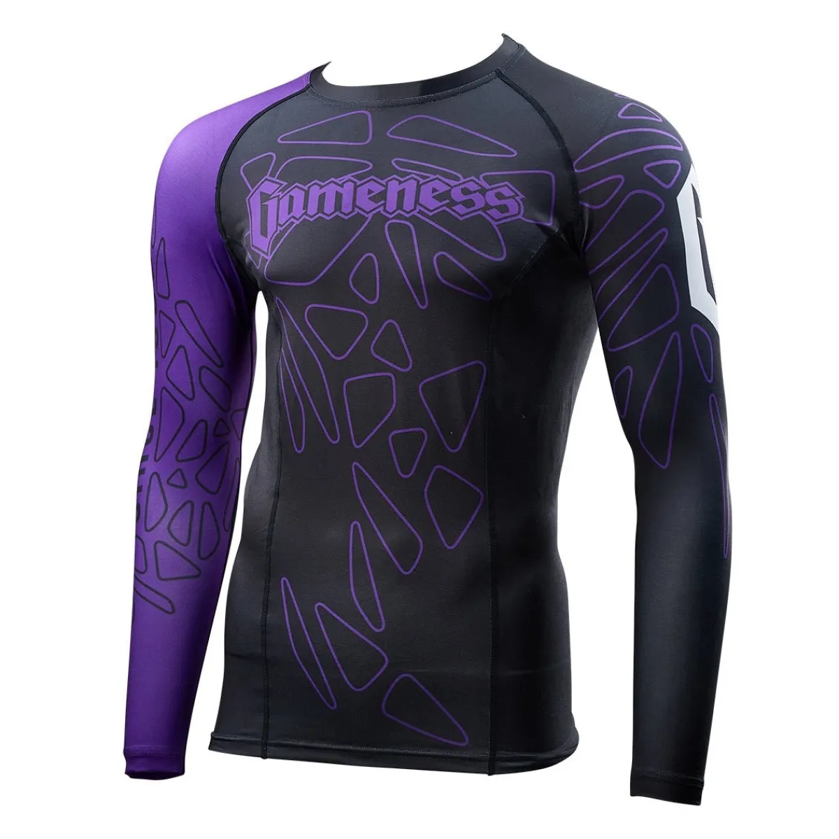 Discount Gameness Men's Long Sleeve Pro Ranked Rash Guard