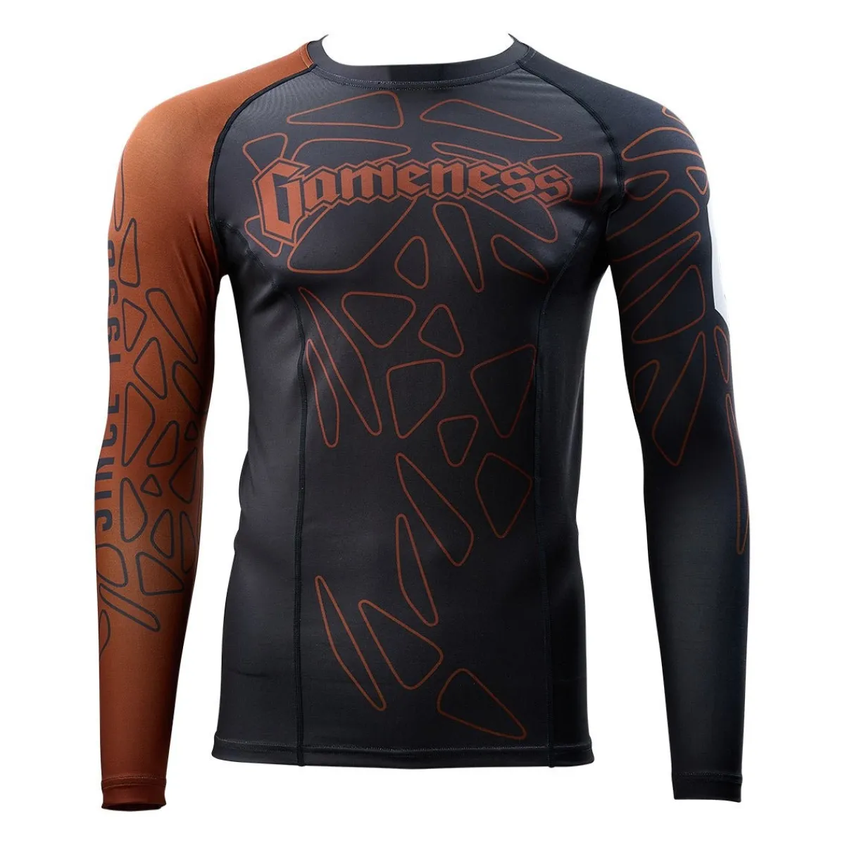 Discount Gameness Men's Long Sleeve Pro Ranked Rash Guard