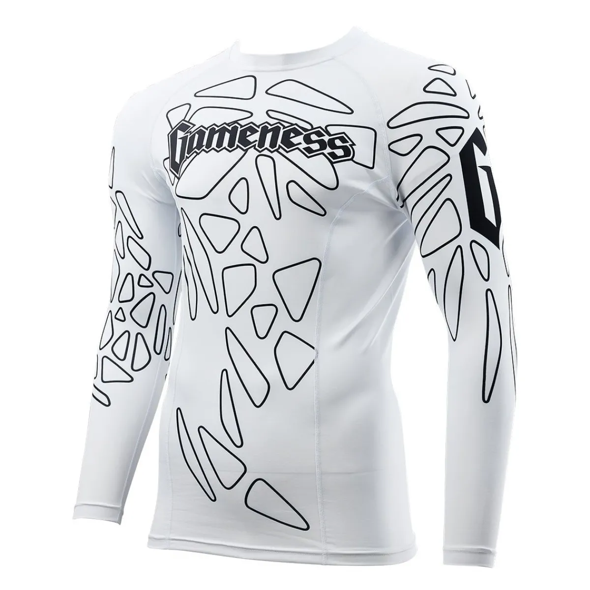 Discount Gameness Men's Long Sleeve Pro Ranked Rash Guard