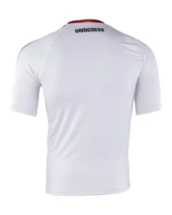 New Gameness Mexico Short Sleeve Rash Guard White