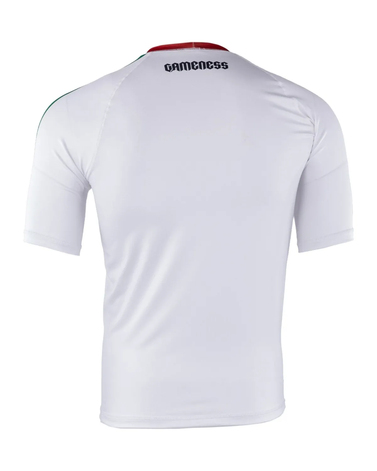 New Gameness Mexico Short Sleeve Rash Guard White