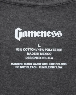 Discount Gameness Roll Call Men's Tee Charcoal Heather