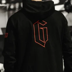 Outlet Gameness Topography Zip Up Hoodie Black