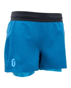 New Gameness Women's Eco Lined Grappling Short Turquoise