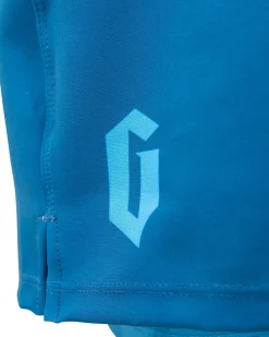 New Gameness Women's Eco Lined Grappling Short Turquoise