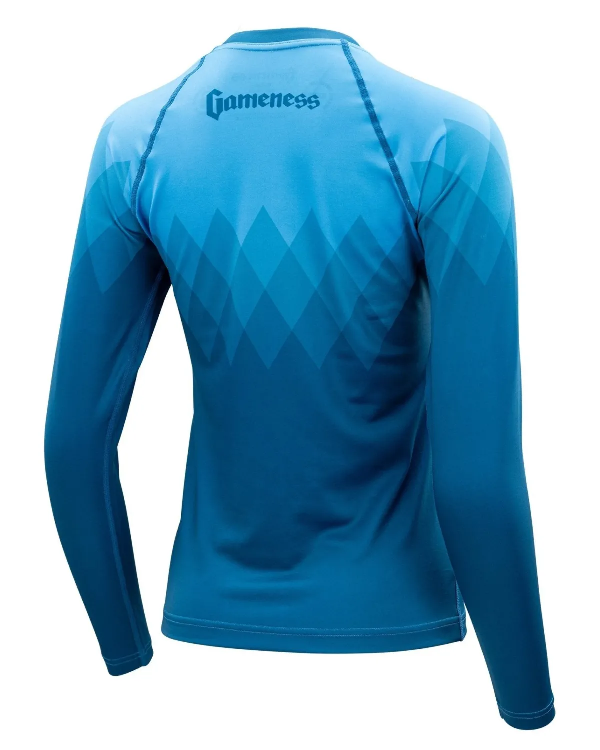 Hot Gameness Women's Eco Long Sleeve Rash Guard Turquoise