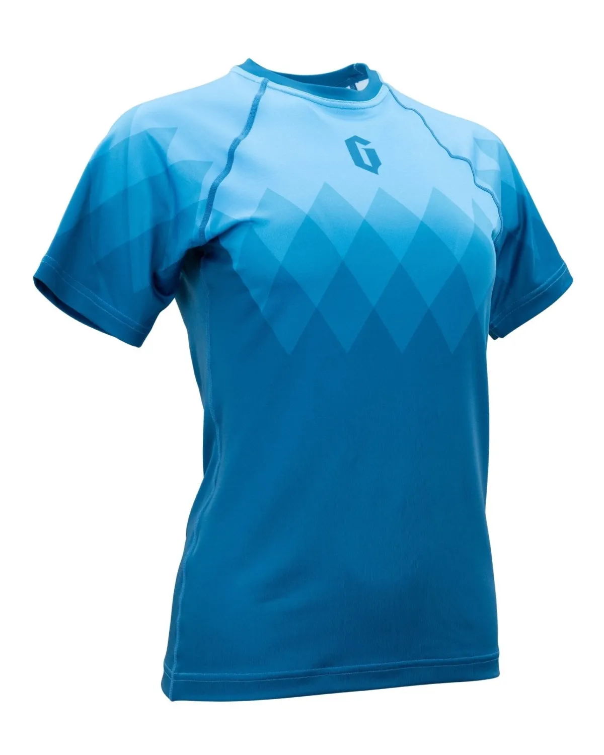 Clearance Gameness Women's Eco Short Sleeve Rash Guard Turquoise