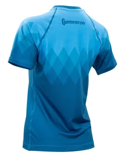 Clearance Gameness Women's Eco Short Sleeve Rash Guard Turquoise